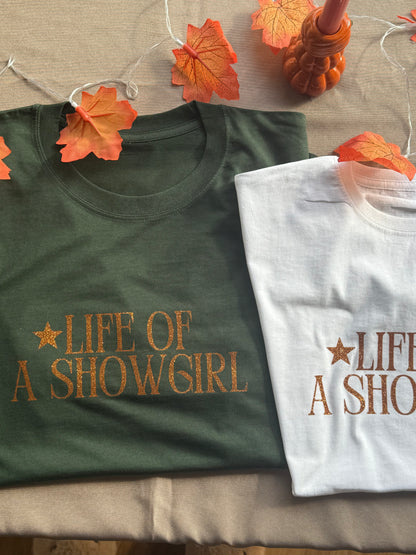 Showgirl tee