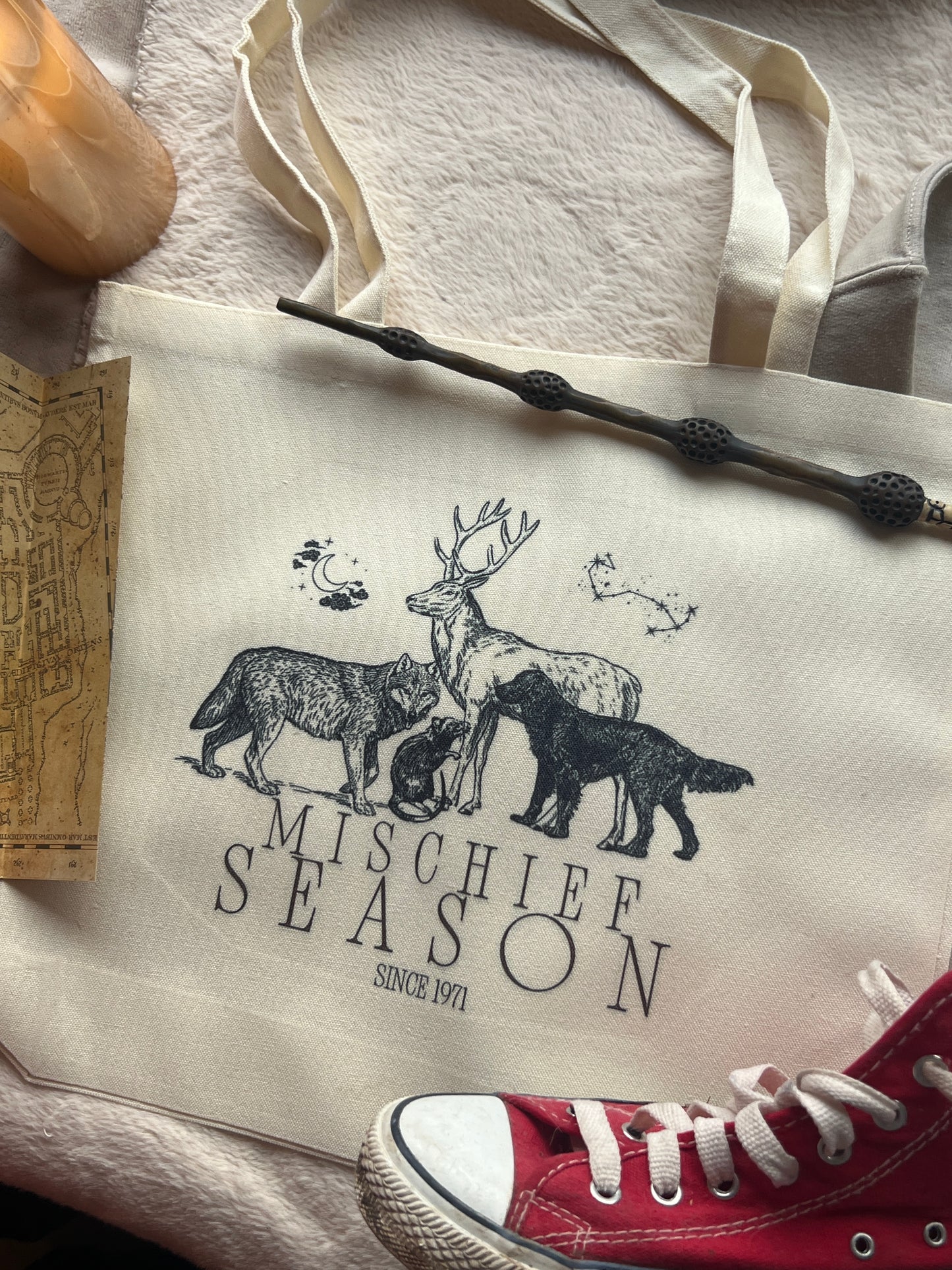 mischief season totebag