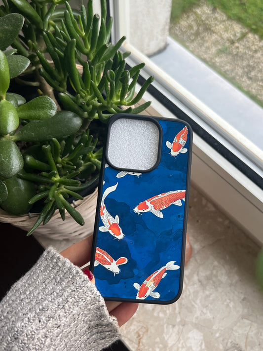 koi fish phone case